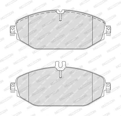 Brake Pad Set, disc brake (FDB4921-D)