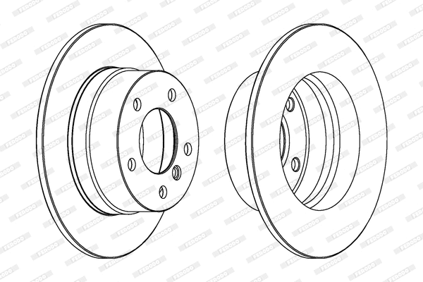 Brake Disc (DDF1361)