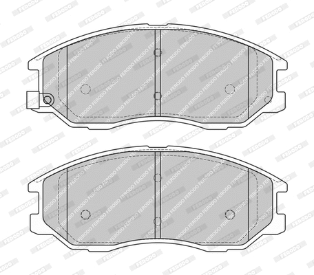 Brake Pad Set, disc brake (FDB4317-D)