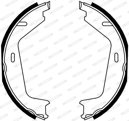 Brake Shoe Set, parking brake (FSB4130)