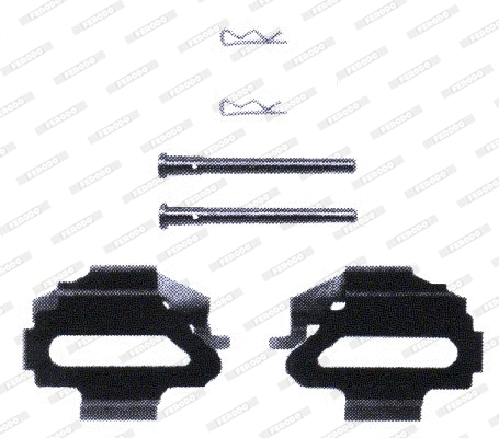 Accessory Kit, disc brake pad (FBA530)