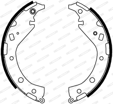 Brake Shoe Set (FSB650)