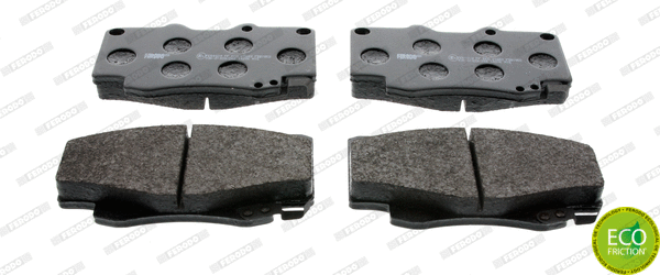 Brake Pad Set, disc brake (FDB1852)