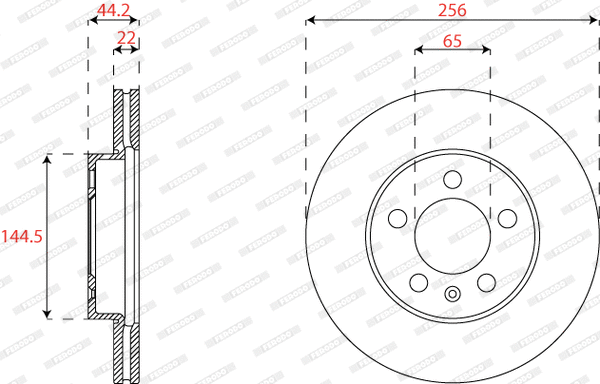 Brake Disc (DDF2663C)