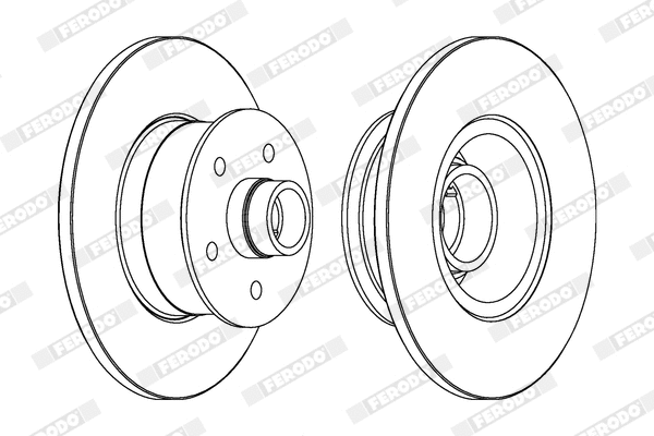 Brake Disc (DDF057X)