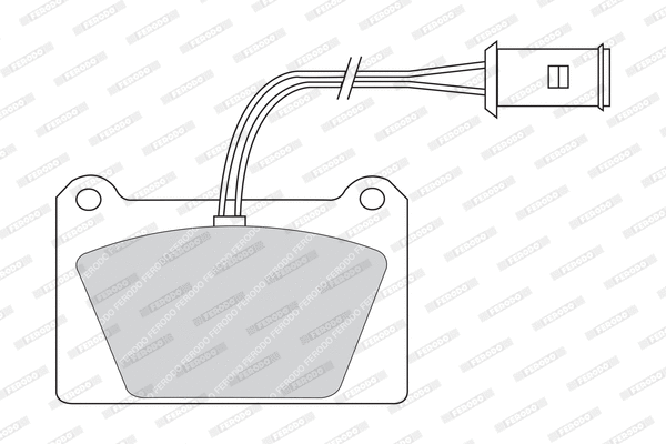 Brake Pad Set, disc brake (FDB842)