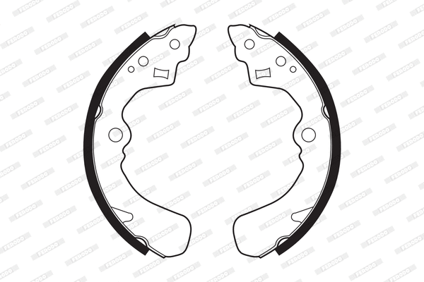 Brake Shoe Set (FSB341)