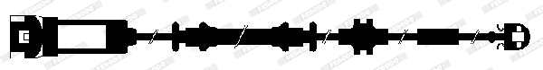 Warning Contact, brake pad wear (FWI272)