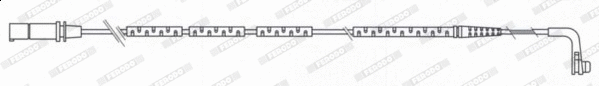 Warning Contact, brake pad wear (FWI333)