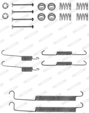 Accessory Kit, brake shoes (FBA205)