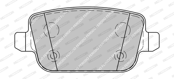 Brake Pad Set, disc brake (FDB1917-D)