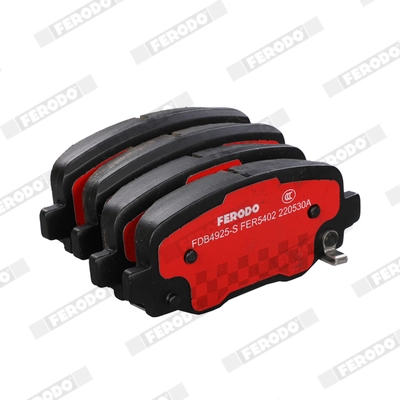 Brake Pad Set, disc brake (FDB4925-S)