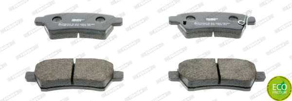 Brake Pad Set, disc brake (FDB1882)