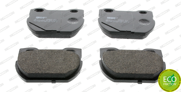 Brake Pad Set, disc brake (FDB872)