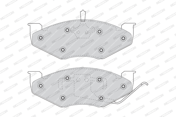 Brake Pad Set, disc brake (FDB978)