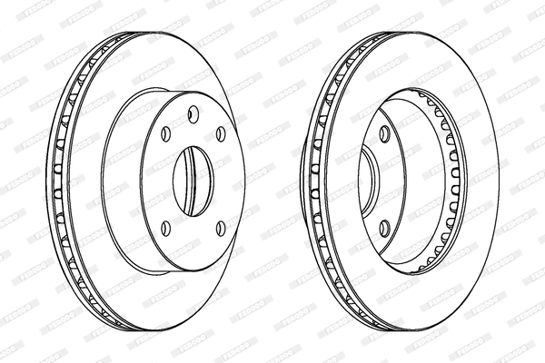 Brake Disc (DDF1257)