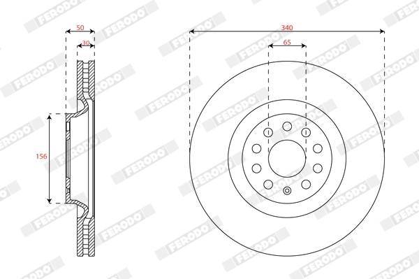 Brake Disc (DDF3062C-1)