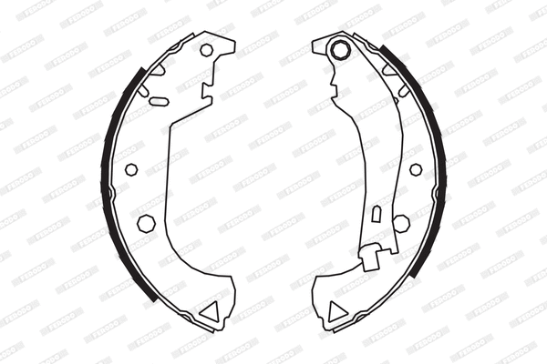 Brake Shoe Set (FSB604)