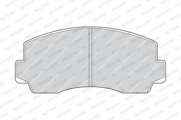 Brake Pad Set, disc brake (FDB170)