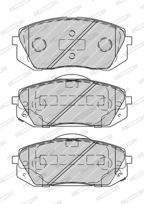 Brake Pad Set, disc brake (FDB4194-D)