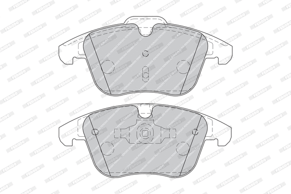 Brake Pad Set, disc brake (FDB1897W)
