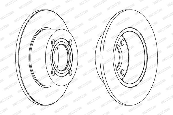 Brake Disc (DDF128)