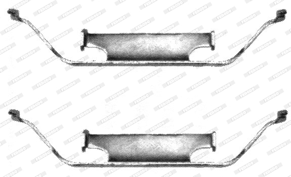 Accessory Kit, disc brake pad (FBA484)