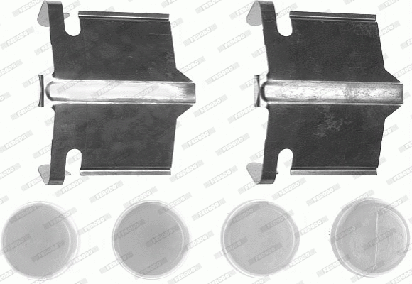 Accessory Kit, disc brake pad (FBA556)
