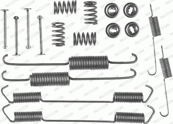 Accessory Kit, brake shoes (FBA63)