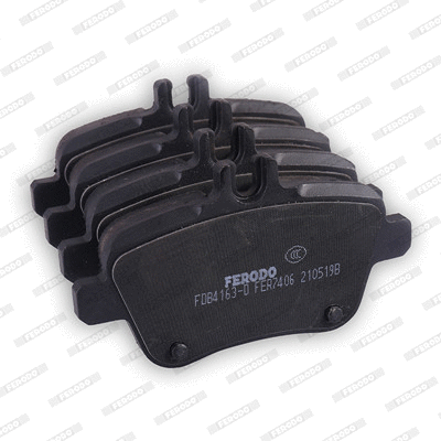 Brake Pad Set, disc brake (FDB4163-D)