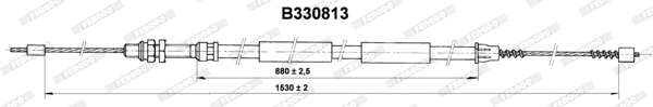 Cable Pull, parking brake (FHB431112)