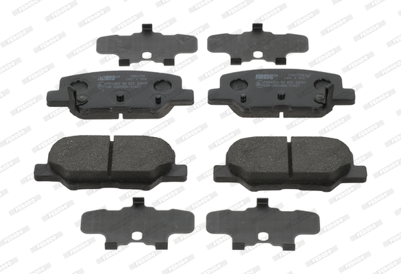 Brake Pad Set, disc brake (FDB4739)