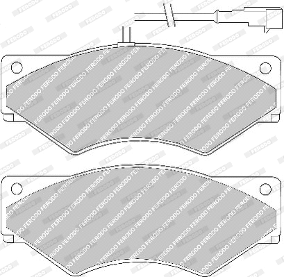 Brake Pad Set, disc brake (FVR1350)