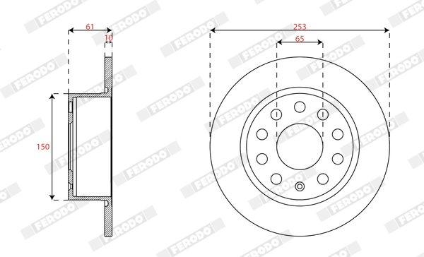 Brake Disc (DDF2699C)