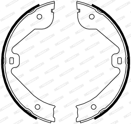 Brake Shoe Set, parking brake