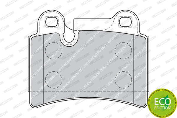 Brake Pad Set, disc brake (FDB1878)