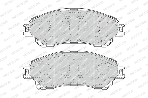 Brake Pad Set, disc brake (FDB4884)