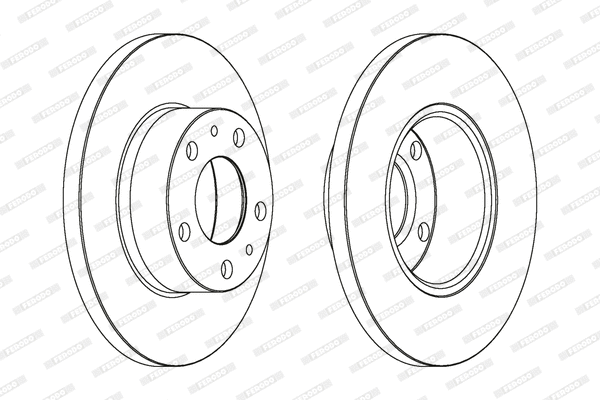 Brake Disc (DDF758)