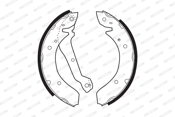 Brake Shoe Set (FSB152)