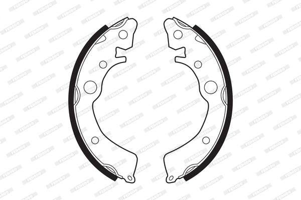 Brake Shoe Set (FSB204)