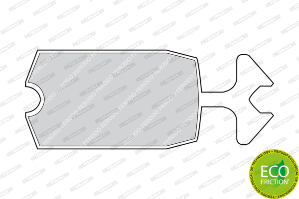 Brake Pad Set, disc brake (FDB57B)
