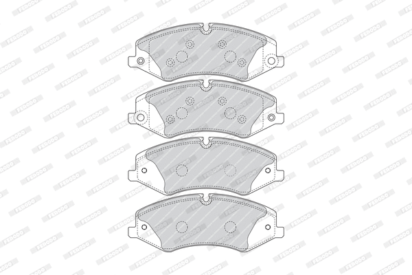 Brake Pad Set, disc brake (FDB4455)