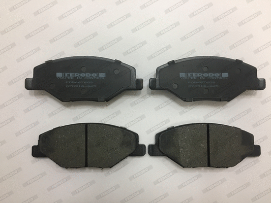 Brake Pad Set, disc brake (FDB4676QS)