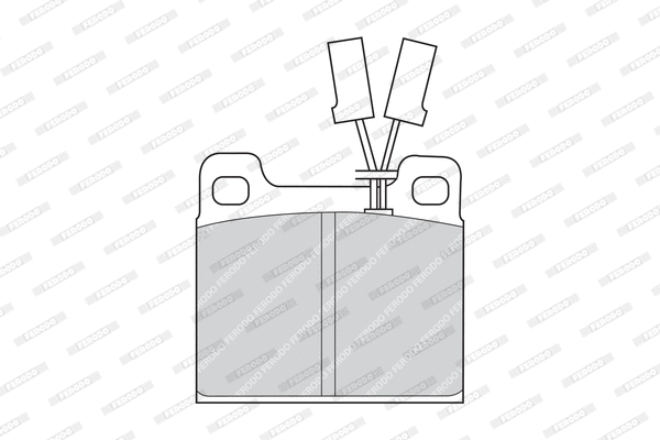 Brake Pad Set, disc brake (FDB348)