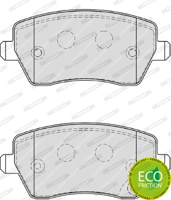 Brake Pad Set, disc brake (FDB4069)