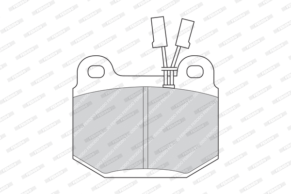 Brake Pad Set, disc brake (FDB391)