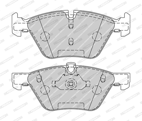 Brake Pad Set, disc brake (FDB1773-D)