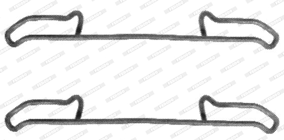 Accessory Kit, disc brake pad (FBA478)