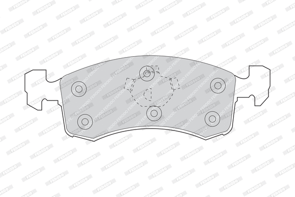 Brake Pad Set, disc brake (FDB923)