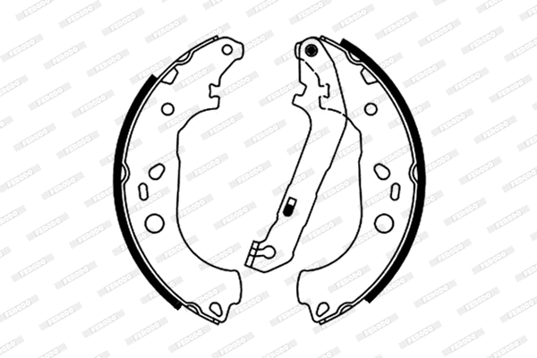Brake Shoe Set (FSB687)